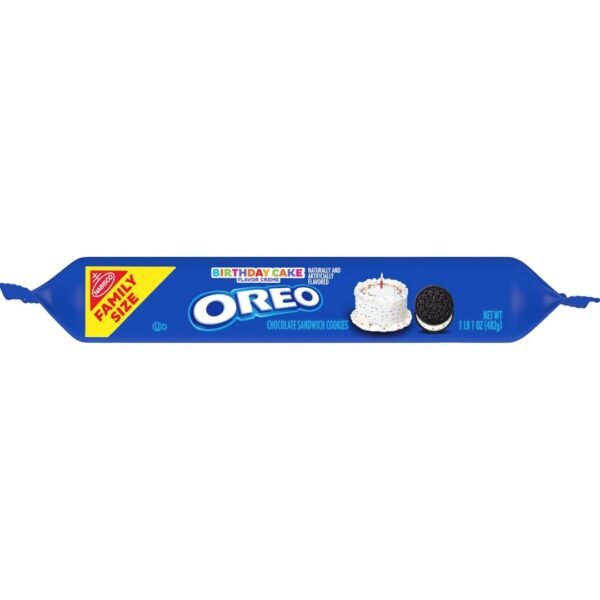 Oreo Cookies Birthday Cake Family Size 482g