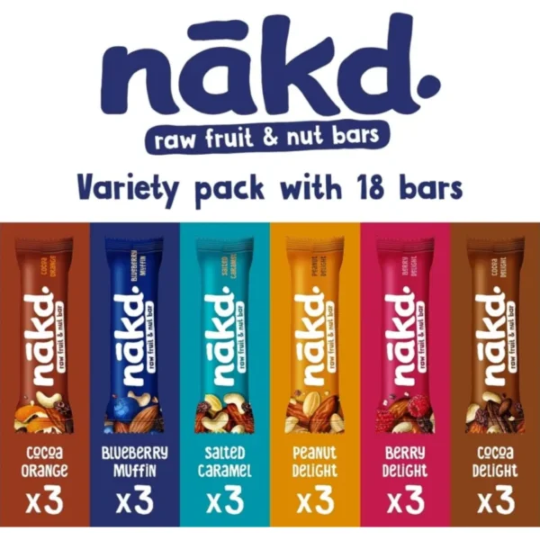 Fruit & Nut Bar Variety Pack 35g x 18 bars