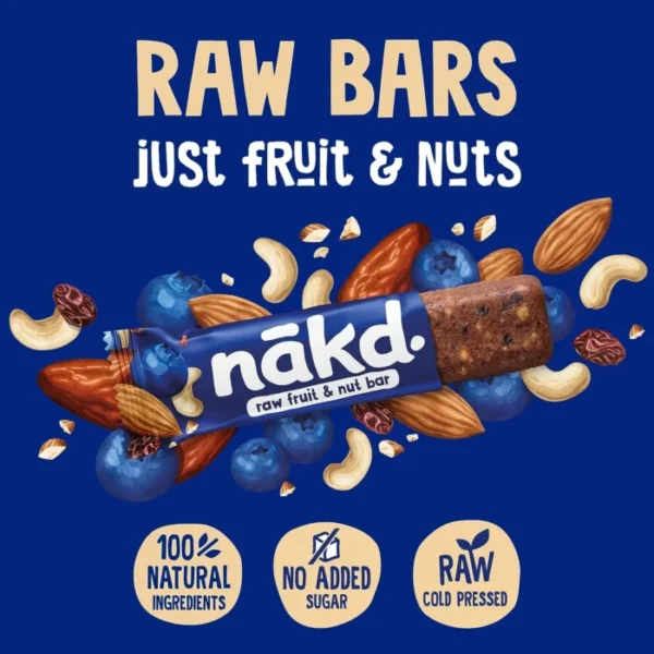 Nakd Fruit & Nut Bar Variety Pack 35g x 48 bars