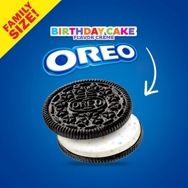 Oreo Cookies Birthday Cake Family Size 482g