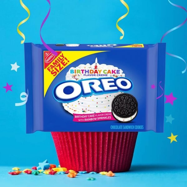 Oreo Cookies Birthday Cake Family Size 482g