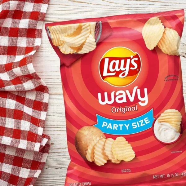 Lay’s Wavy Original Potato Chips, Party Size!6 packs