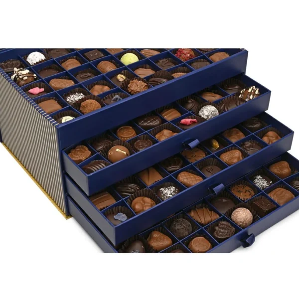 Victorian Dresser Gift Box with Drawers – Luxurious Chocolate and Truffle Selection without alcohol -160 pieces