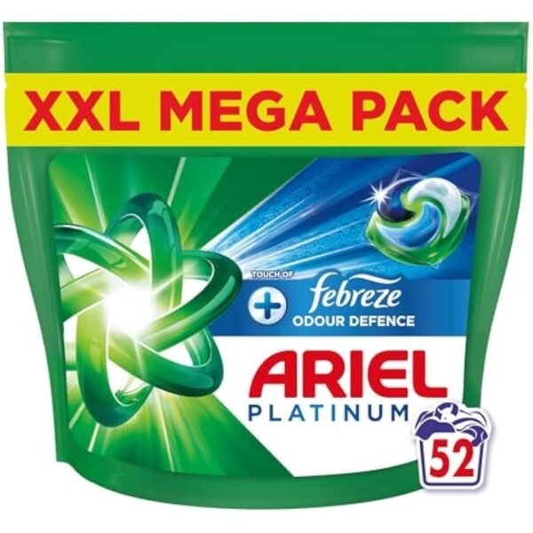 Ariel Platinum+Febreze Pods 52ct