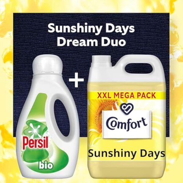 Comfort Sunshiny Days Fabric Conditioner with Stay Fresh technology for 100 days of freshness + fragrance* 160 wash 4800ml, Pack Of 1