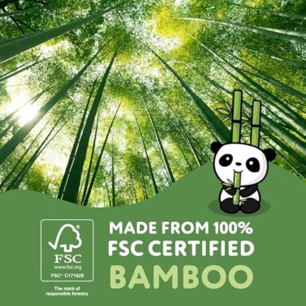 The Cheeky Panda Bamboo Toilet Paper – 9 Rolls of Toilet Paper | Plastic Free Packaging and Sustainable Toilet Tissue | 100% Compostable