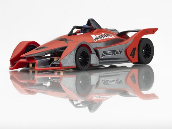 AFX Formula N #4 Red/Gray Mega G+ HO Slot Car
