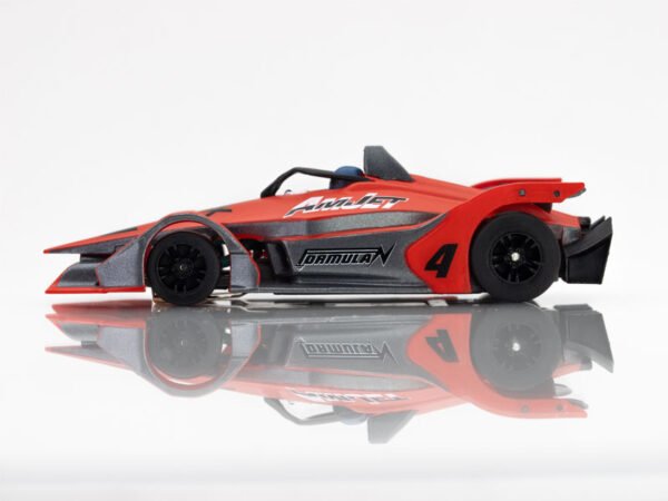 AFX Formula N #4 Red/Gray Mega G+ HO Slot Car