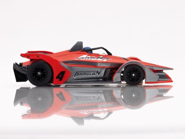 AFX Formula N #4 Red/Gray Mega G+ HO Slot Car