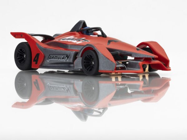 AFX Formula N #4 Red/Gray Mega G+ HO Slot Car