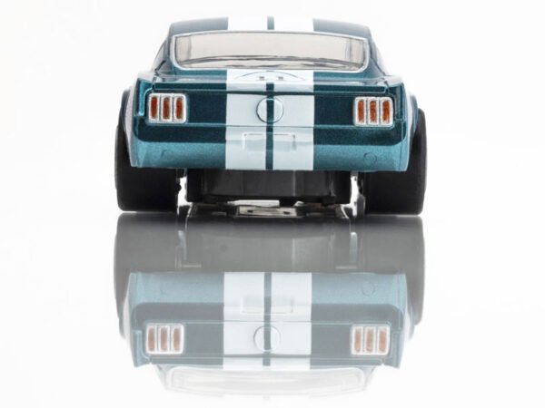 AFX 1965 Shelby Mustang GT350R Mark Donohue Blue/White Mega G+ HO Slot Car