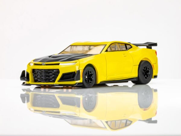 AFX 2021 Chevy Camaro ZL1 1LE Shock Yellow Mega G+ HO Slot Car
