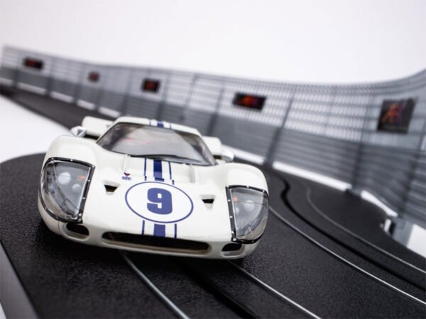 AFX Ford GT40 Mark IV #9 White Mega G+ HO Slot Car
