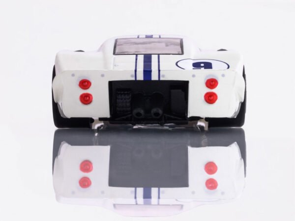AFX Ford GT40 Mark IV #9 White Mega G+ HO Slot Car