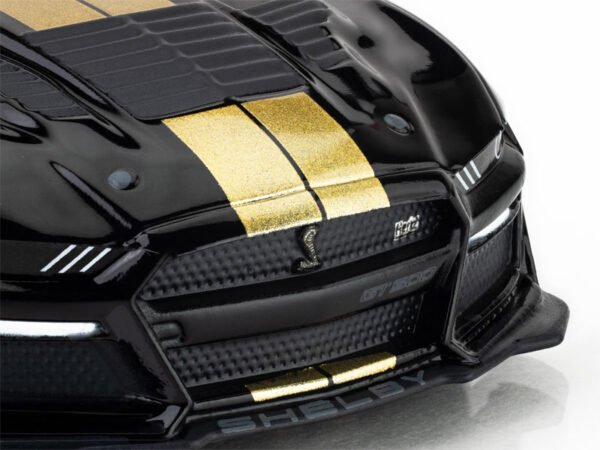 AFX 2022 Shelby Mustang GT350H Black/Gold Mega G+ HO Slot Car