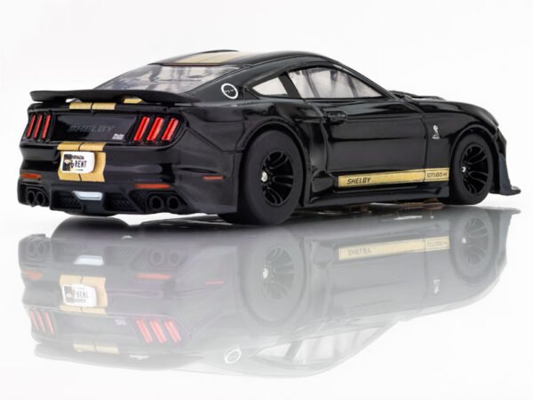 AFX 2022 Shelby Mustang GT350H Black/Gold Mega G+ HO Slot Car