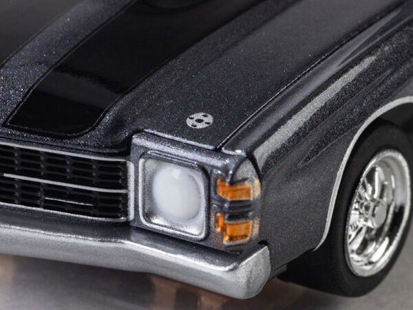 AFX 1972 Chevelle SS454 Silver/Black Mega G+ HO Slot Car
