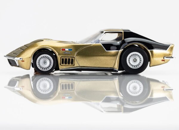 AFX 1969 AstroVette LMP12 Gold/Black LTD Mega G+ HO Slot Car