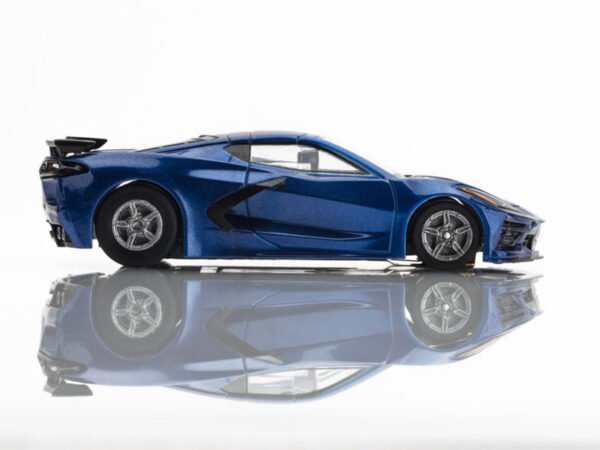 AFX Corvette C8 Blue Metallic Mega G+ HO Slot Car