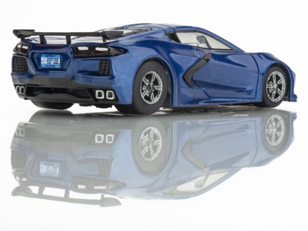 AFX Corvette C8 Blue Metallic Mega G+ HO Slot Car