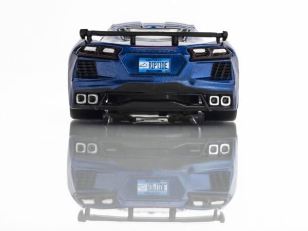 AFX Corvette C8 Blue Metallic Mega G+ HO Slot Car
