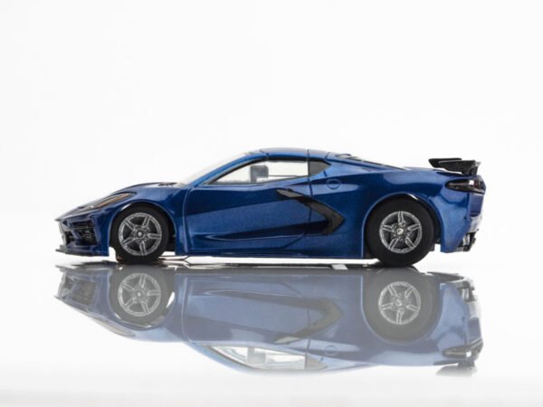 AFX Corvette C8 Blue Metallic Mega G+ HO Slot Car
