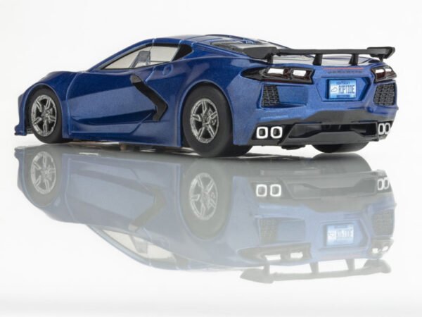 AFX Corvette C8 Blue Metallic Mega G+ HO Slot Car