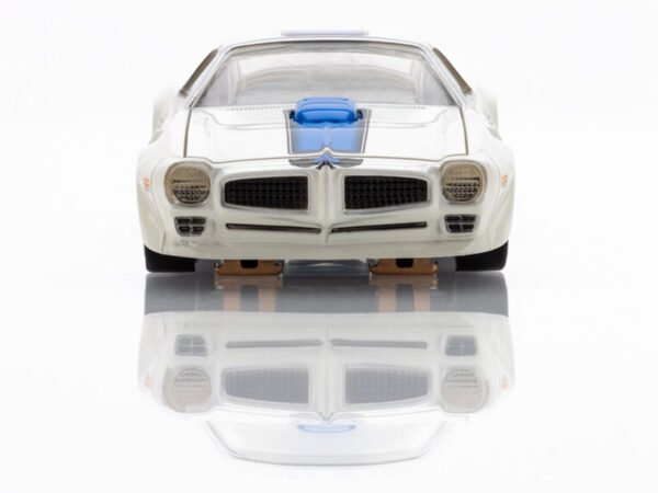 AFX 1970 Pontiac Firebird Trans Am White/Blue Mega G+ HO Slot Car