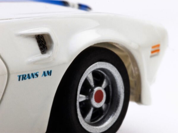 AFX 1970 Pontiac Firebird Trans Am White/Blue Mega G+ HO Slot Car