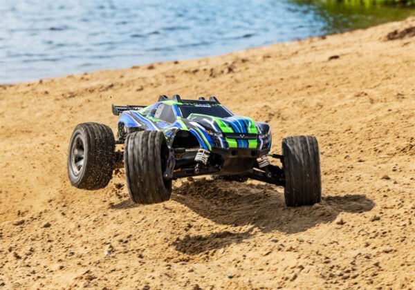 Traxxas Rustler 4X4 VXL Brushless RTR Stadium Truck w/TSM & TQi with 3S LiPo Combo
