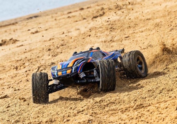 Traxxas Rustler 4X4 VXL Brushless RTR Stadium Truck w/TSM & TQi with 3S LiPo Combo