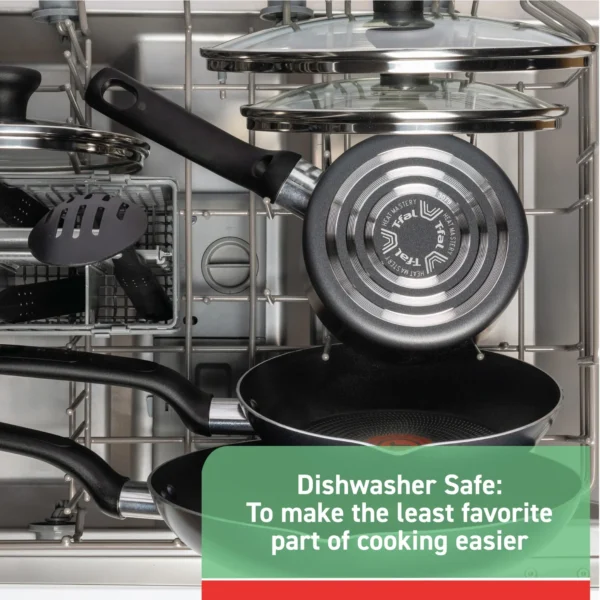 T-fal Easy Care, 20 Piece Non-Stick Pots and Pans Cookware Set