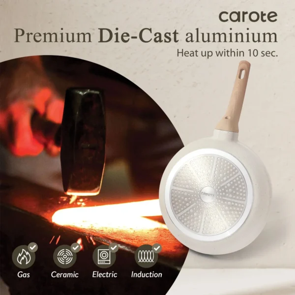 Carote Nonstick Pots and Pans Set, 13 Pcs Granite Kitchen Cookware Sets