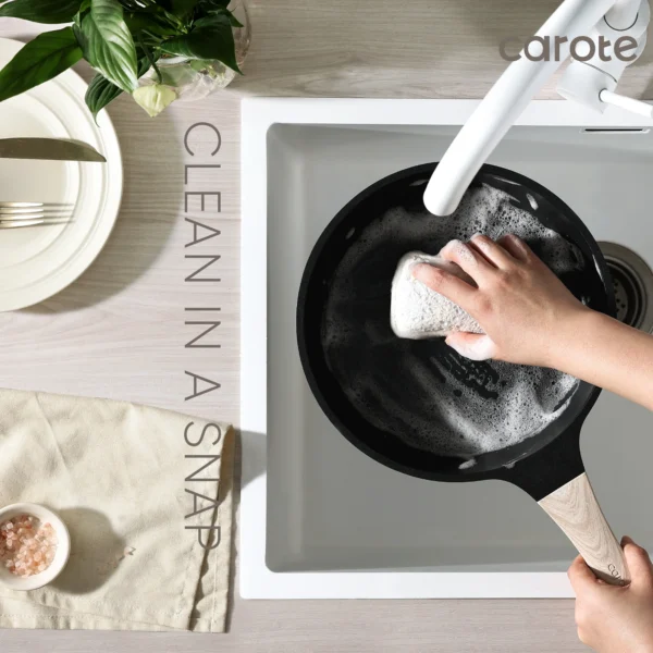 Carote Non Stick Cookware Set, Nonstick Pots and Pans, 7Pcs Induction Kitchens Cookware Sets