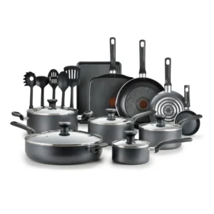 T-fal Easy Care, 20 Piece Non-Stick Pots and Pans Cookware Set