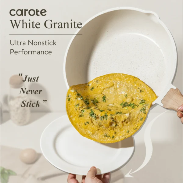 Carote Nonstick Pots and Pans Set, 13 Pcs Granite Kitchen Cookware Sets