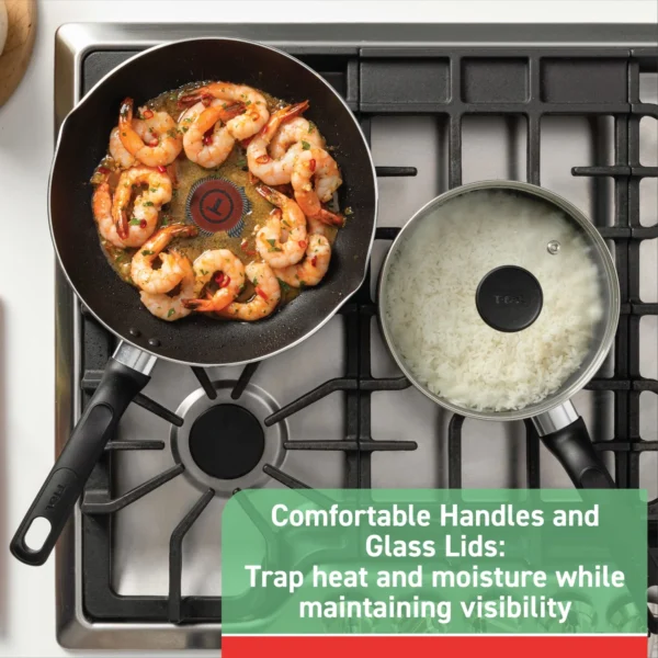 T-fal Easy Care, 20 Piece Non-Stick Pots and Pans Cookware Set